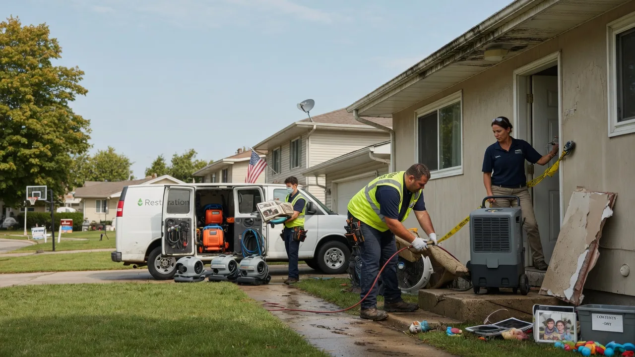 Water Damage Restoration in Wolflake, IN near me